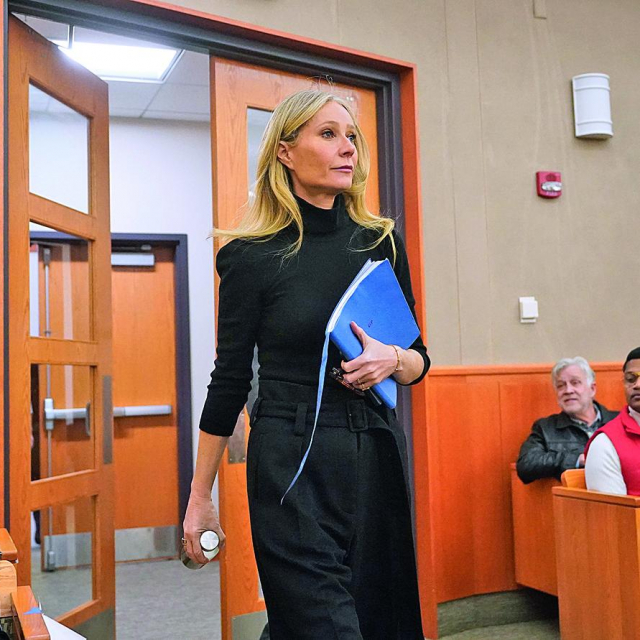 &lt;p&gt;PARK CITY, UTAH - MARCH 29: Actor Gwyneth Paltrow enters court during her civil trial over a collision with another skier on March 29, 2023 in Park City, Utah. Retired optometrist Terry Sanderson is suing Paltrow for $300,000, claiming she recklessly crashed into him during a run at Deer Valley Resort in Park City, Utah in 2016. Paltrow has countersued for $1, claiming Sanderson was uphill of her and crashed into her back. (Photo by Rick Bowmer-Pool/Getty Images)&lt;/p&gt;